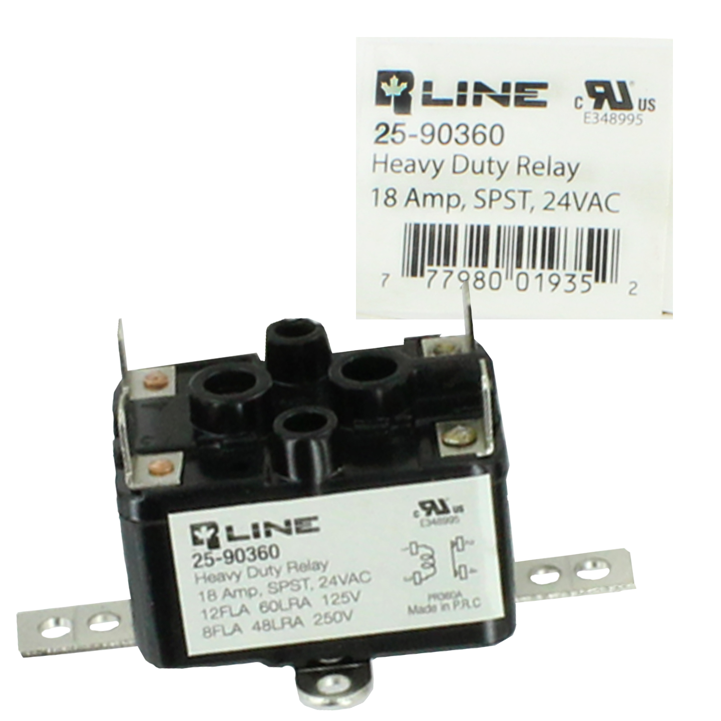 MORRIS 25-90362 REL SPST NO 120V 18A